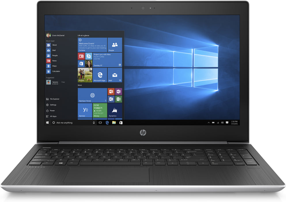 HP Probook 450 G5 - 15.6" - i5 8th - 8GB - SSD 256 Go - Windows Pro