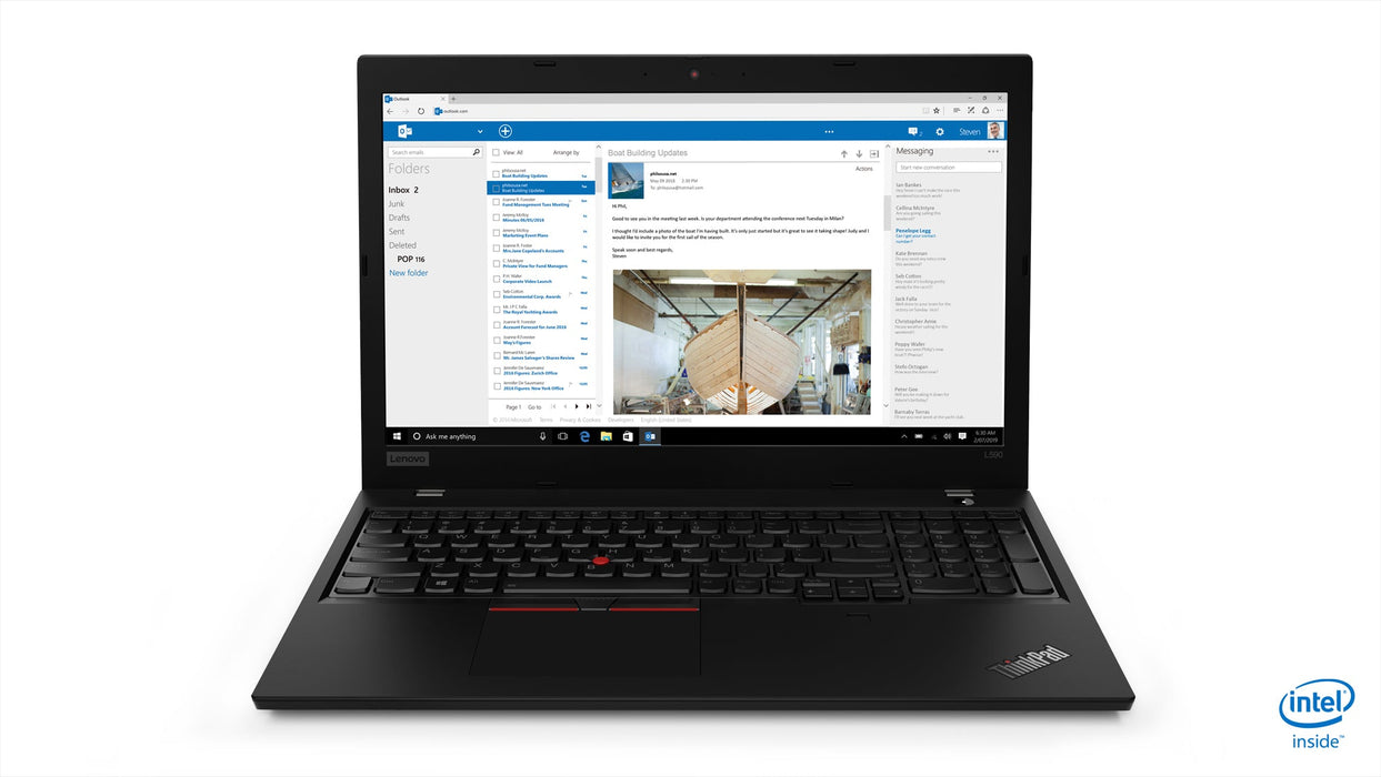 Lenovo Thinkpad L590 - 15,6" - i5 - 8GB - SSD 250 Go - Windows Pro