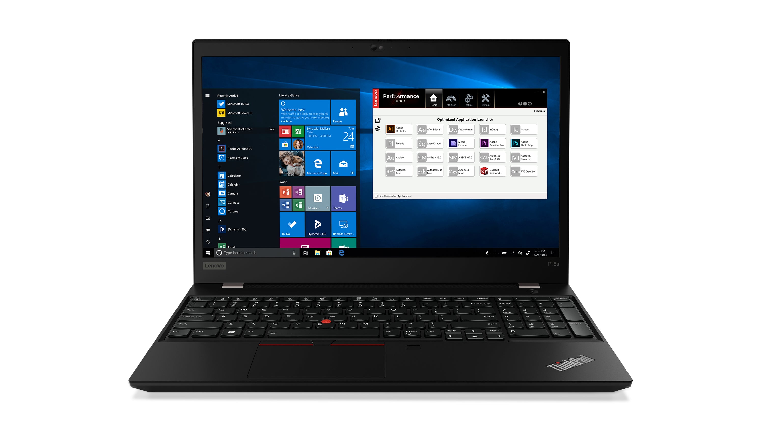 Lenovo Thinkpad P15S - 15,6" - i7 10th - 32GB - SSD 512GB - Quadro P520S  - Windows 11 Pro