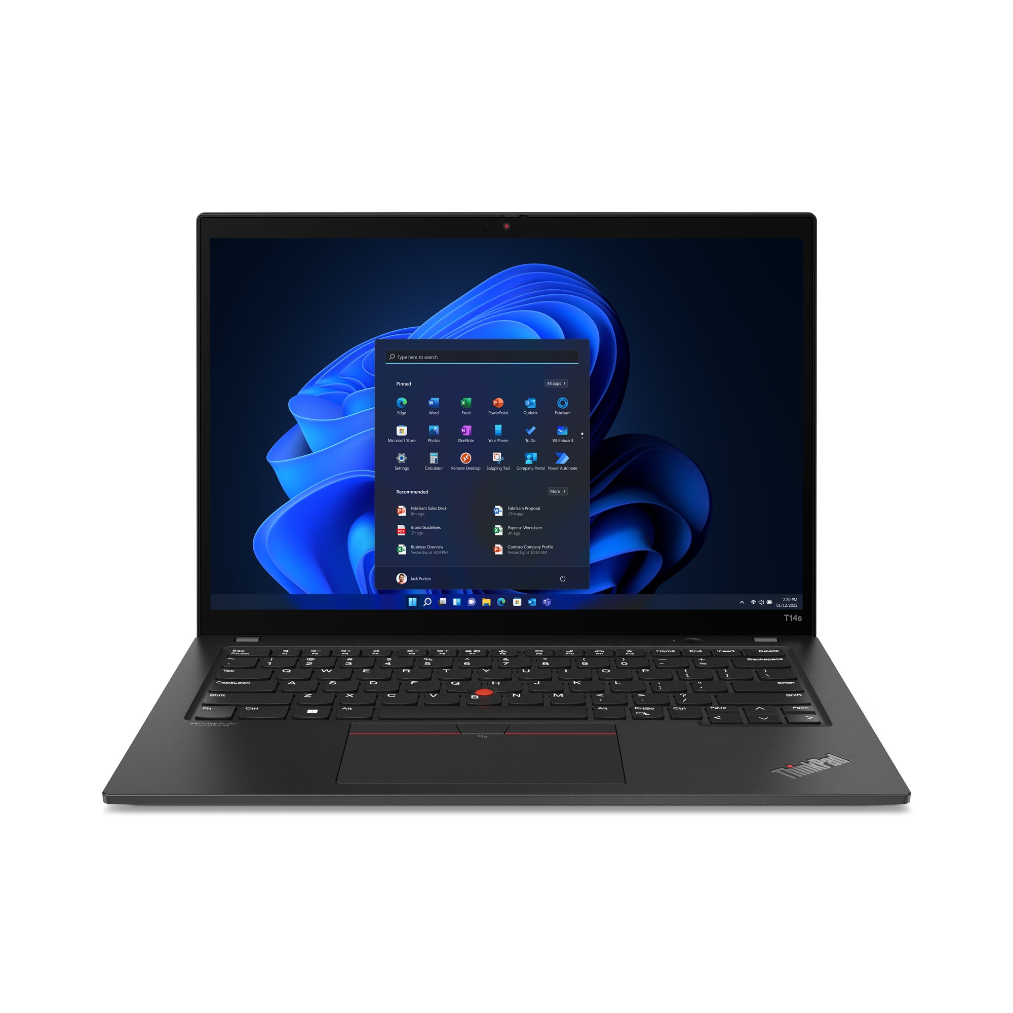 Lenovo Thinkpad T14s Gen3 - 14" - Ryzen 7 Pro - 32GB - SSD 500 Go - Windows 11 Pro