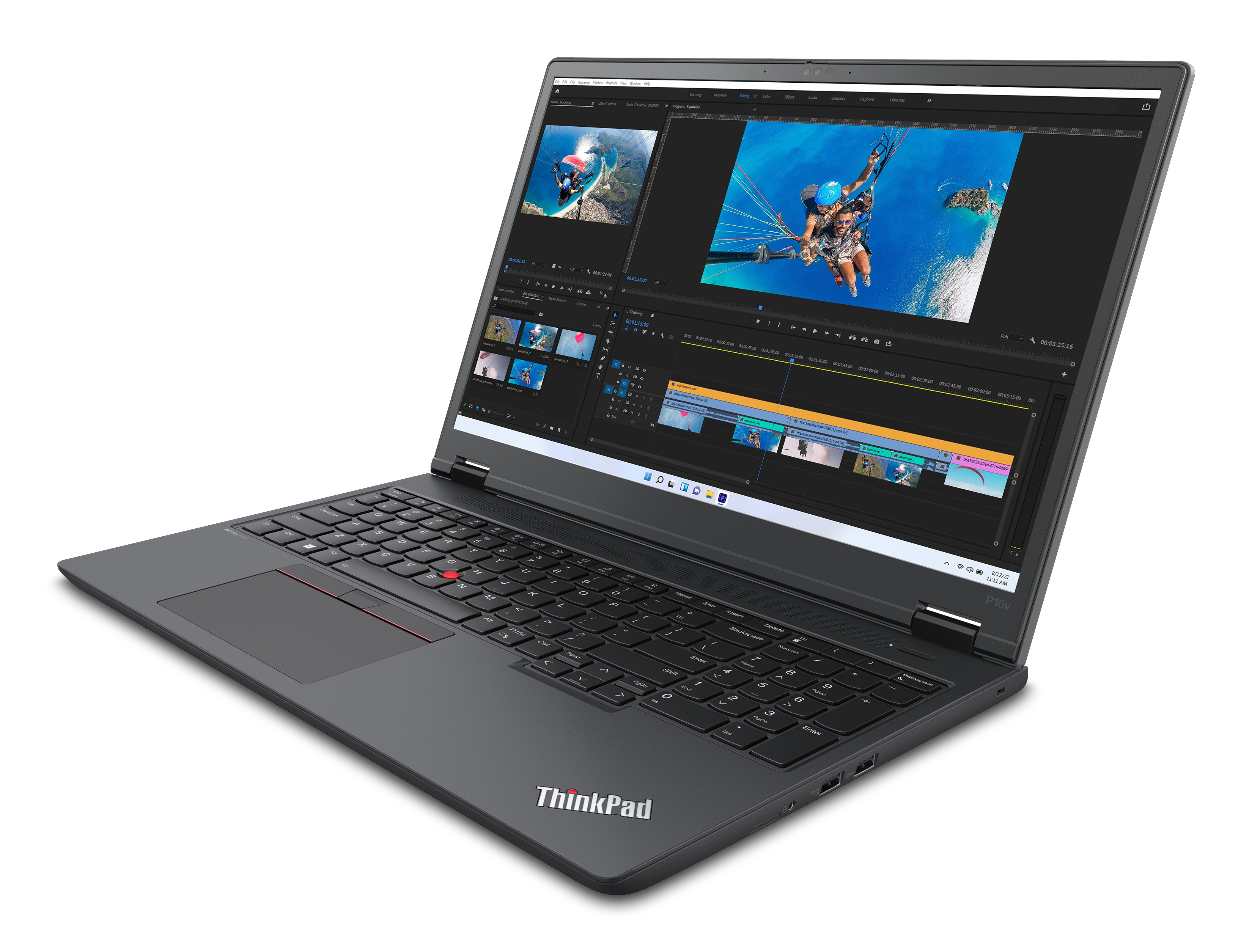 Lenovo Thinkpad P16v - 16" - Ultra 7 - 64GB - Quadro RTX A2000 - SSD 1TB - Windows 11 Pro