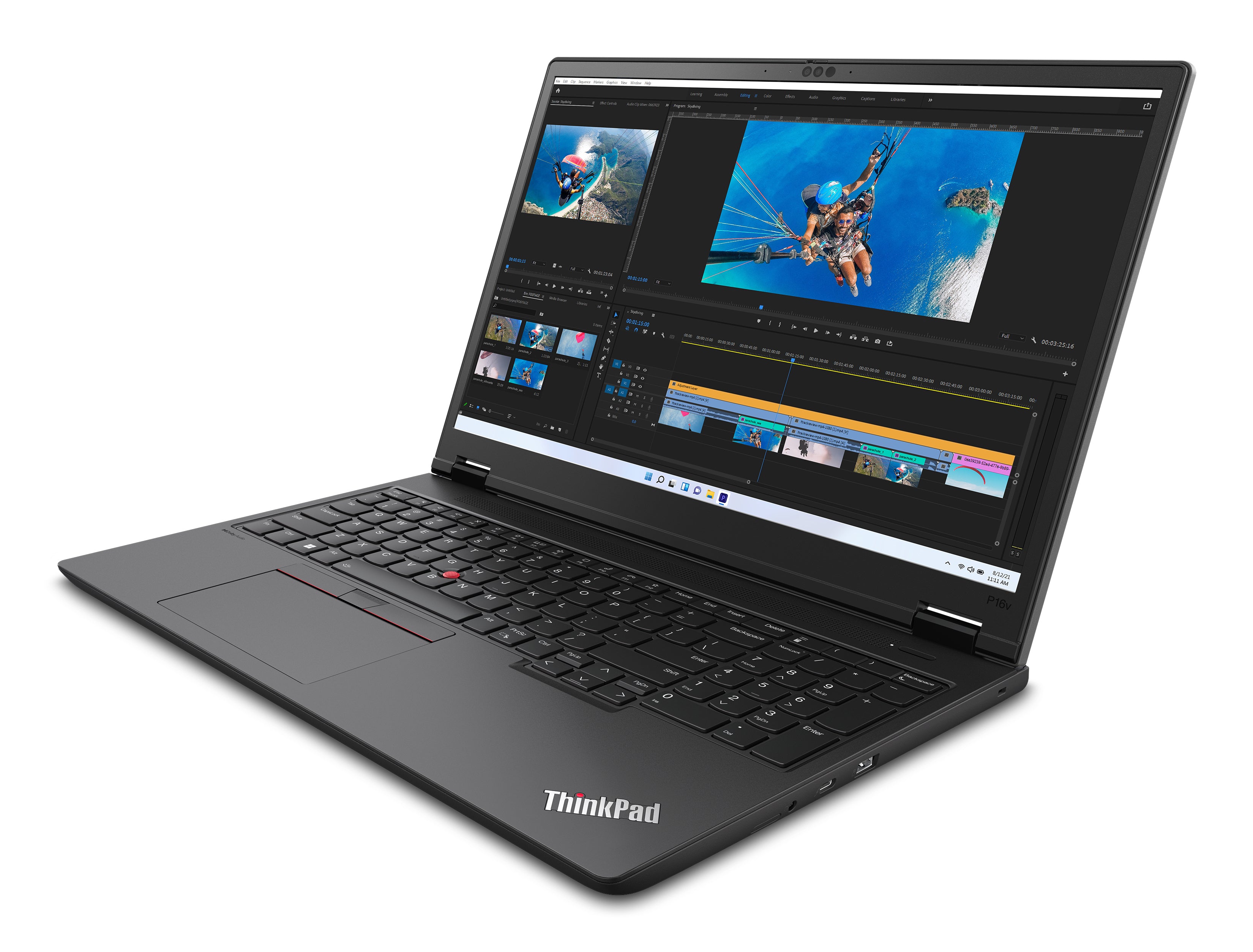 Lenovo ThinkPad P16v G2 - 16" - Ultra 7 - 64 GB - SSD 1 TB - Quadro RTX 2000 - Windows 11 Pro