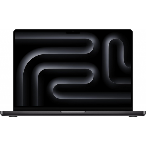 MacBook Pro 14 pouces M3 Pro A2992 Noir sidéral - vue de face