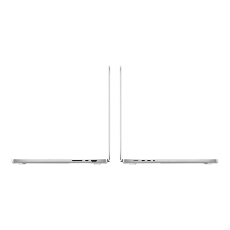 MacBook Pro 16 pouces M2 Pro Argent - vue ouverte