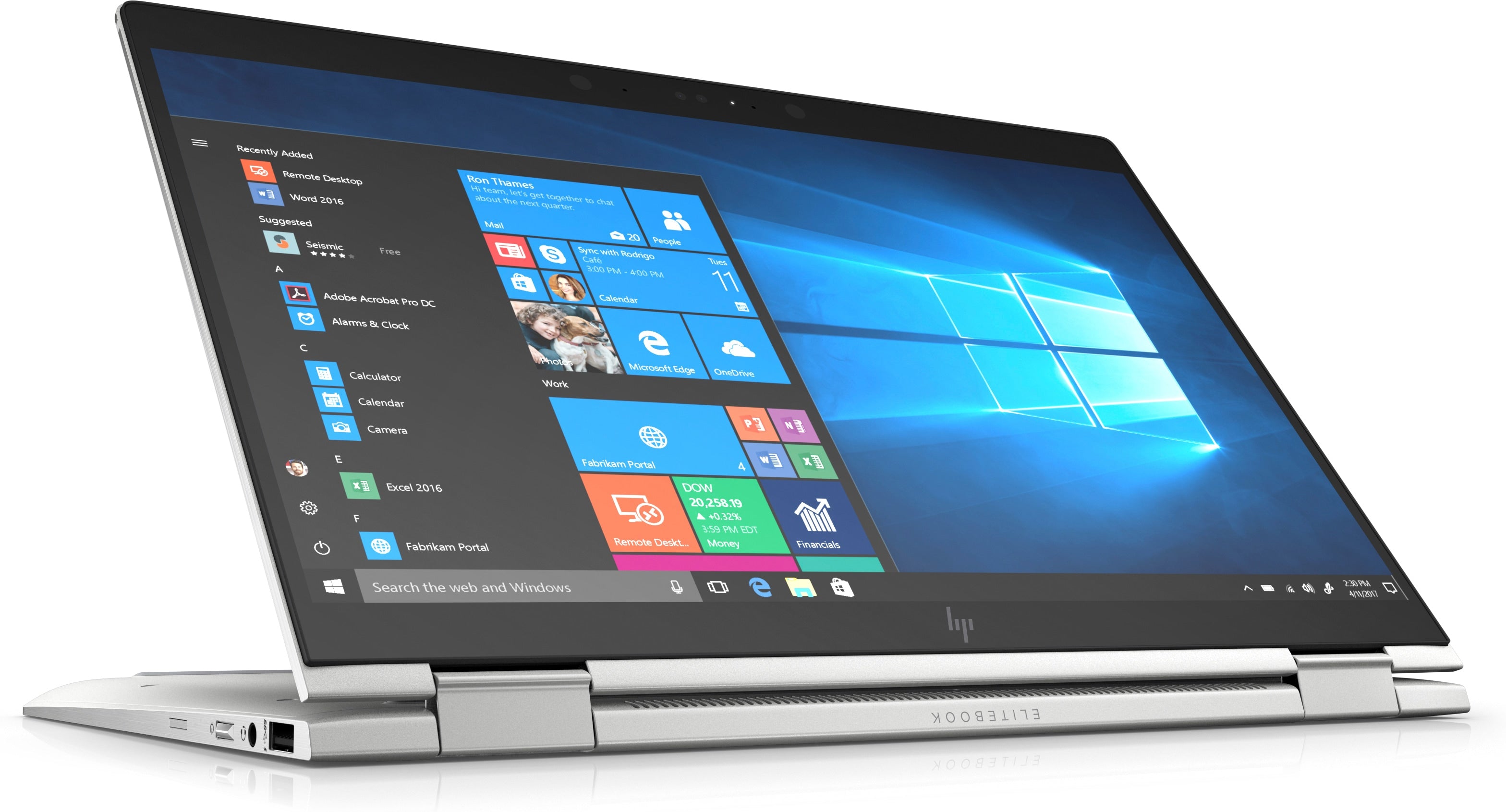 HP Elitebook X360 1030 G3 - 13.3" - i7 8th - 16GB - SSD 500 Go - Windows 11 Pro